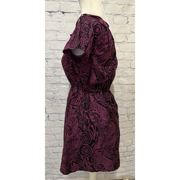 Red By Marc Ecko One Shoulder Dress Pink And Black Silk Blend Size Small - Picture 3 of 7